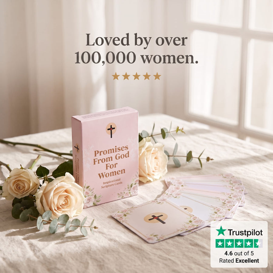 GodIsAbove Women’s Scripture Cards | Inspirational Cards for Faith & Encouragement